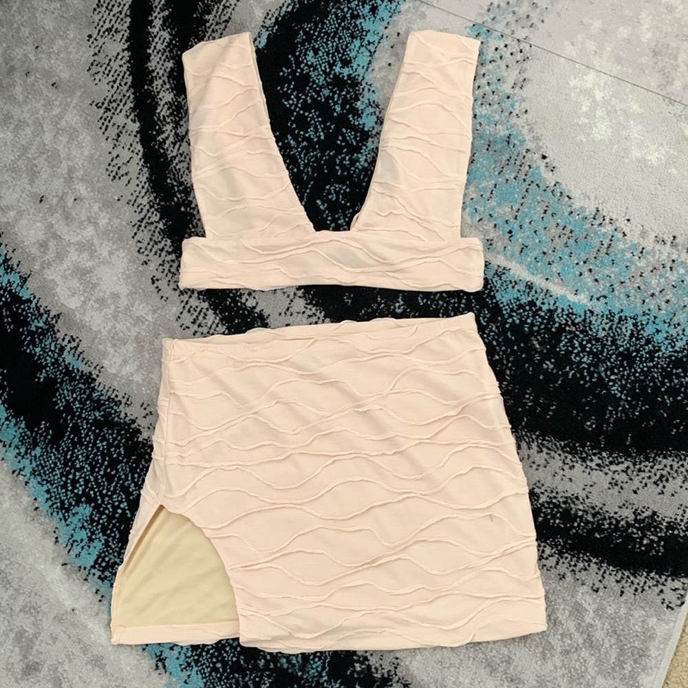 2pc skirt and top set